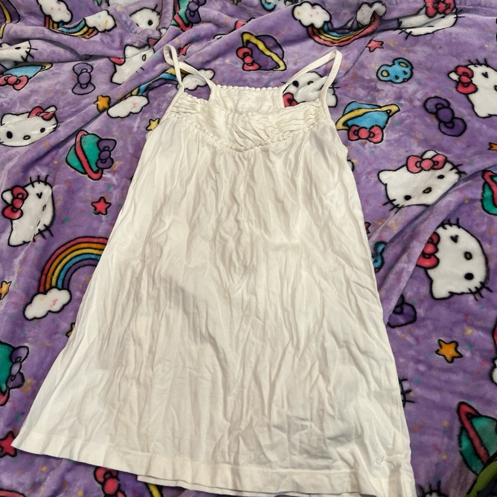 O'Neill White Spaghetti Strap Blouse